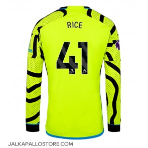 Arsenal Declan Rice #41 Vieraspaita 2023-24 Pitkähihainen